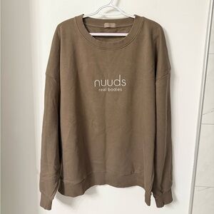 Nuuds Real Bodies Sweatshirt Mocha 2X